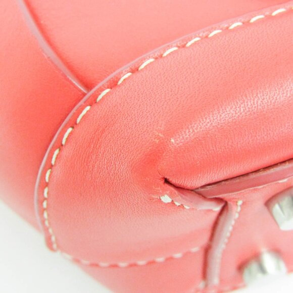 BOTTEGA VENETA Red Leather Shoulder Bag - Picture 5 of 14